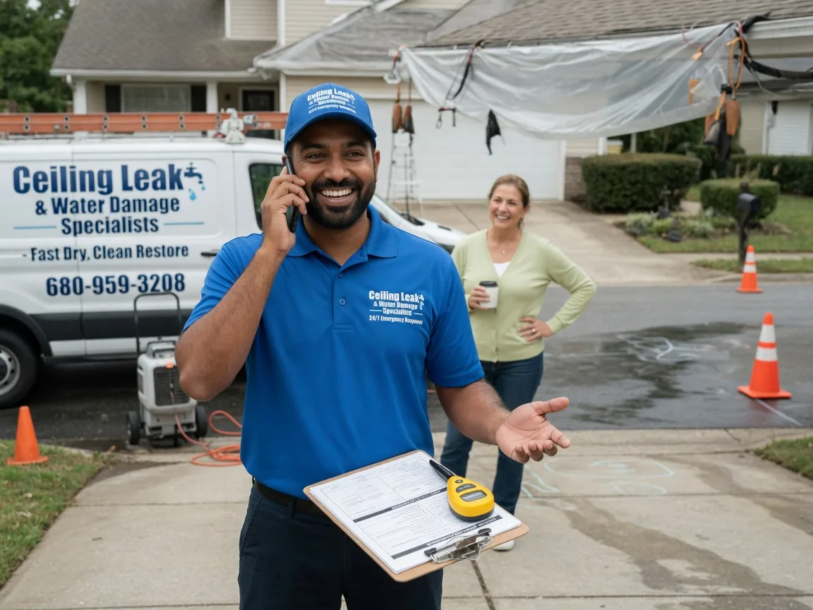 Ceiling Leak Cleanup Chetek, WI FAQs